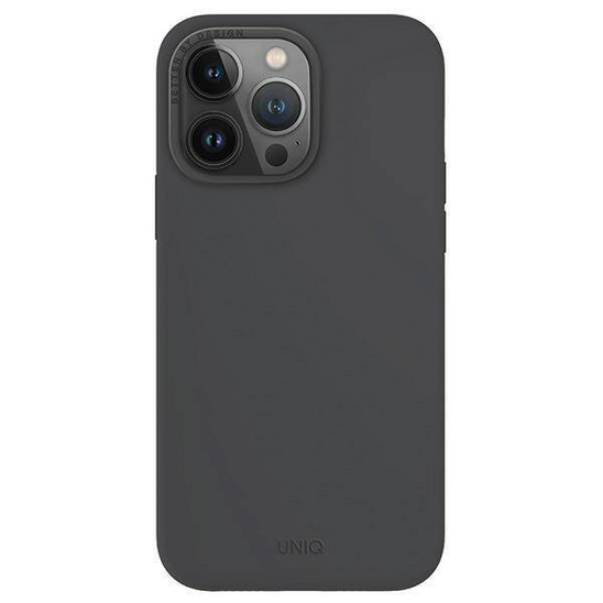 Etui APPLE IPHONE 15 PRO MAX UNIQ Lino Hue Magclick Charging szare
