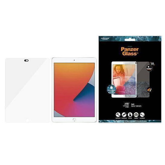 Szkło Hartowane APPLE IPAD 10.2 (7gen / 8gen / 9gen) PanzerGlass E2E Super+ CamSlider Case Friendly