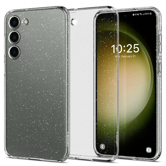 Case SAMSUNG GALAXY S23 Spigen Liquid Crystal Glitter transparent