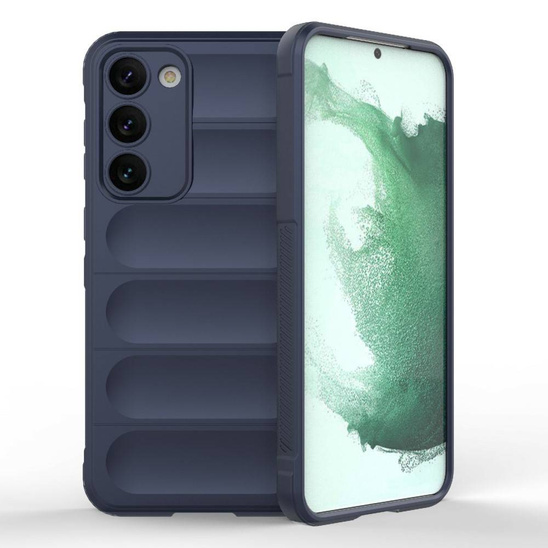 Etui SAMSUNG GALAXY S23 Silky Shield granatowe