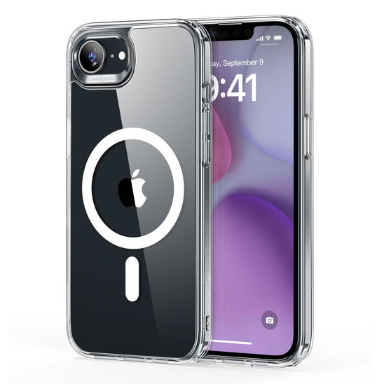 Case IPHONE 16E ESR Classic Hybrid Halolock MagSafe Clear transparent
