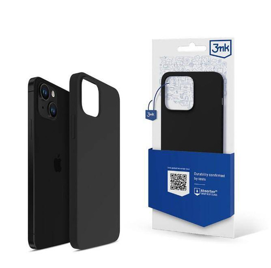 Etui APPLE IPHONE 15 3mk Silicone Case czarne