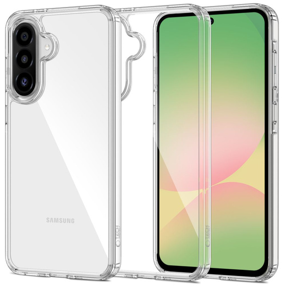 Case SAMSUNG GALAXY A56 5G Tech-Protect Flexair Hybrid Clear transparent