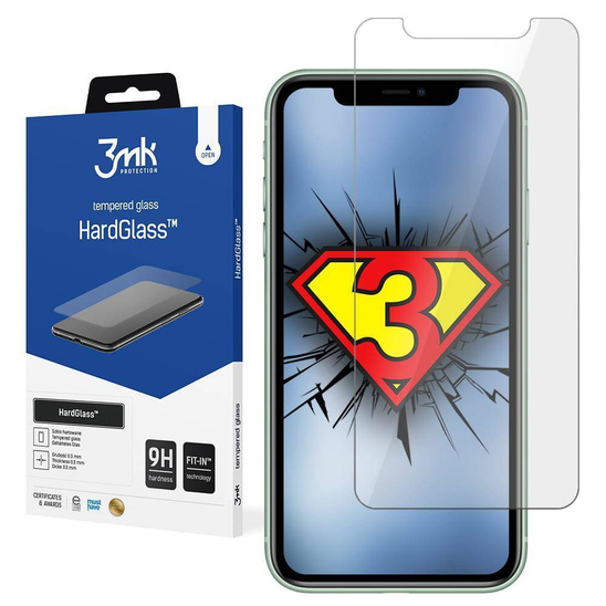 Szkło Hartowane IPHONE 11 3mk Hard Glass Clear