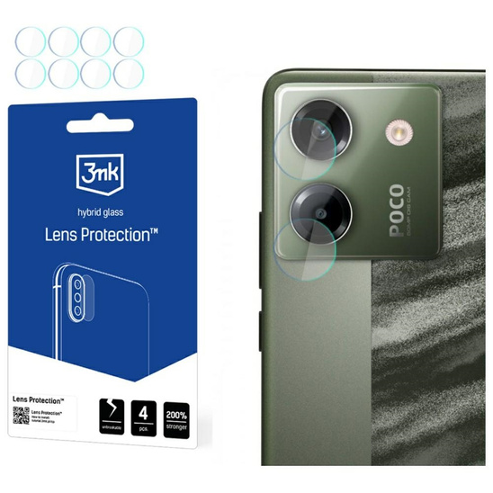 Szkło Hybrydowe na Aparat / Obiektyw XIAOMI POCO M7 PRO 5G 3mk Lens Protection