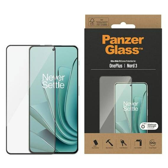 Tempered Glass ONEPLUS NORD 3 5G PanzerGlass Ultra-Wide Fit Screen Protection