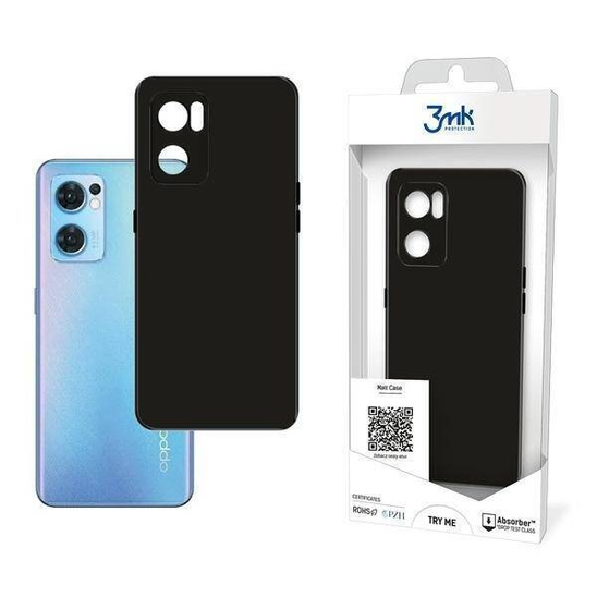 Case OPPO RENO 7 SE 5G 3mk Matt Case black