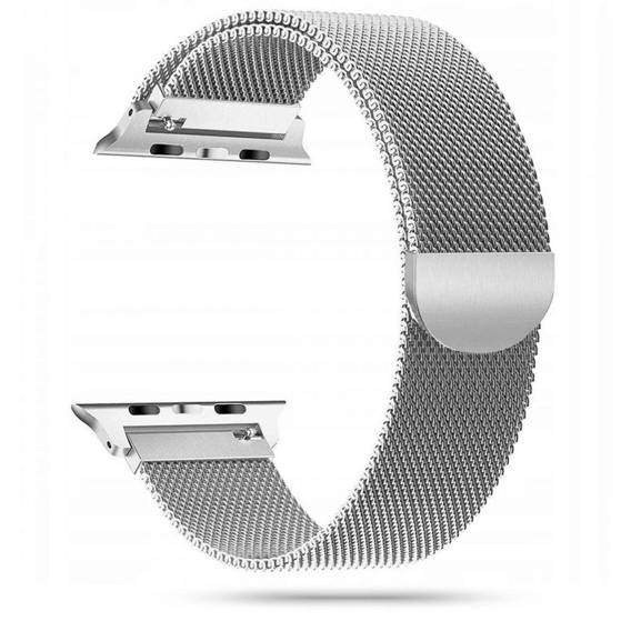 Strap for APPLE WATCH 4 / 5 / 6 / 7 / SE (38 / 40 / 41 MM) Tech-Protect Milaneseband silver