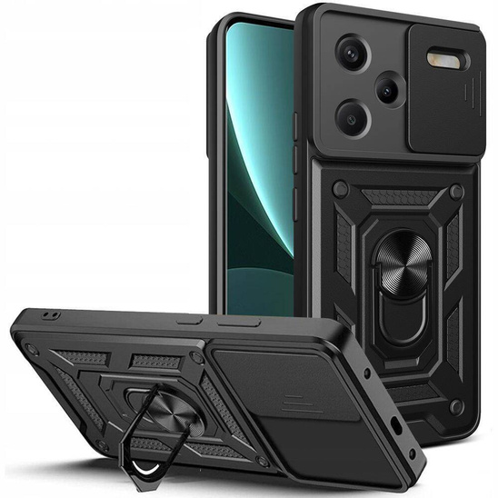 Case XIAOMI REDMI NOTE 13 PRO+ 5G Tech-Protect Camshield Pro black