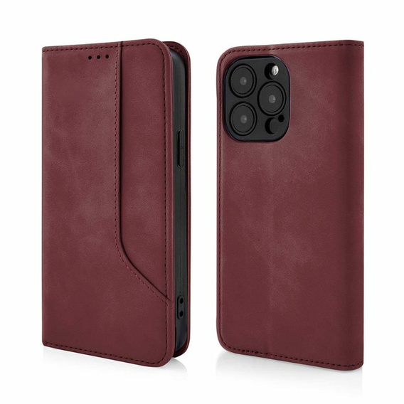 Etui XIAOMI REDMI 13C 4G Prime Book bordowe