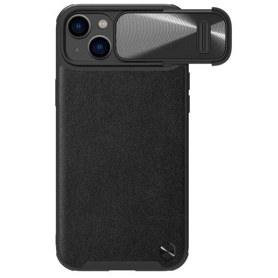 Etui IPHONE 14 PLUS Nillkin Camshield Leather S czarne