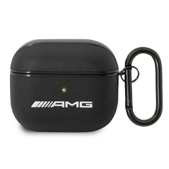 Original Case APPLE AIRPODS 3 AMG Leather Big Logo (AMA3SLWK) black