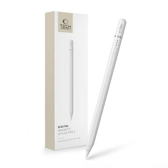 TECH-PROTECT DIGITAL MAGNETIC STYLUS PEN "3" IPAD WHITE