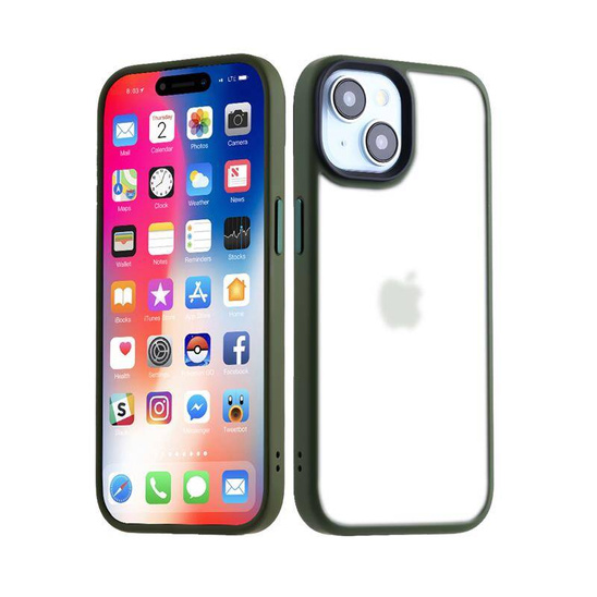 Etui IPHONE 13 PRO MX Ribbed Cam zielone