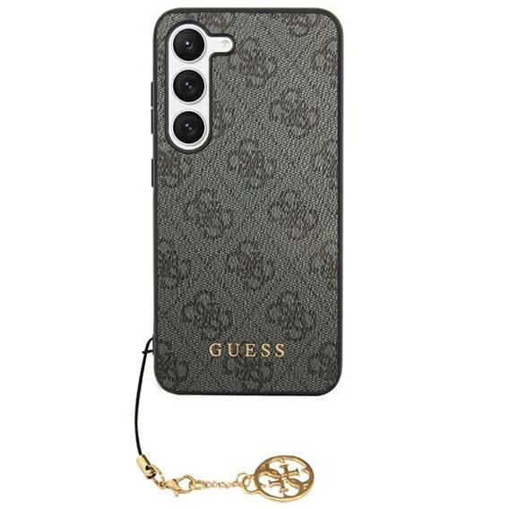 Original Case SAMSUNG GALAXY S24+ Guess Hardcase 4G Charms Collection (GUHCS24MGF4GGR) black