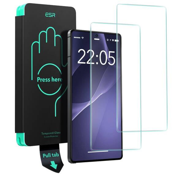 Tempered Glass SAMSUNG GALAXY S25 ULTRA ESR Tempered Glass 2-pack Clear