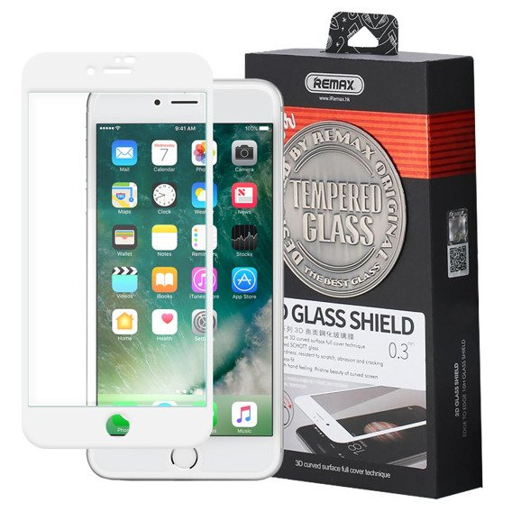 Tempered glass REMAX 3D IPHONE X GL-04 white