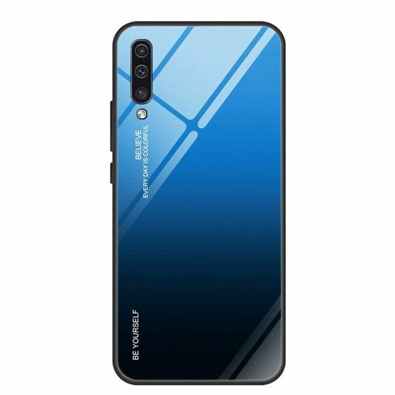 Glass case Gradient IPHONE 11 PRO black-blue