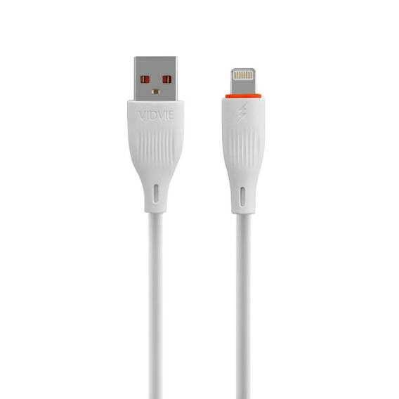 Kabel 1m 3A USB / iPhone Lightning VIDVIE CB4031 biały