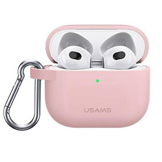 Case APPLE AIRPODS 3 USAMS Case Silicon (BH741AP03) pink