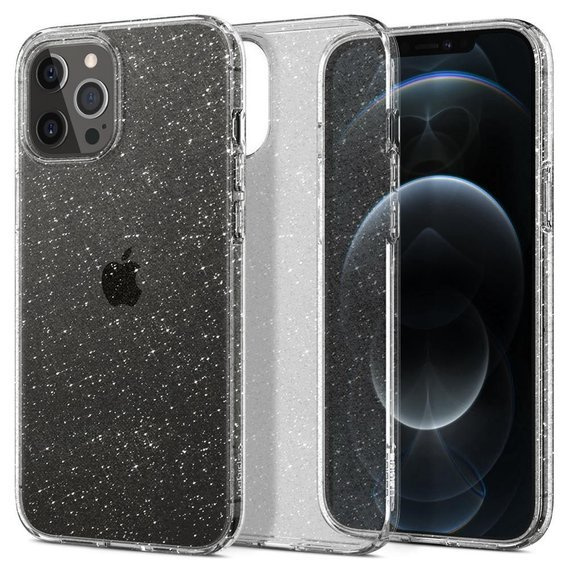 Case IPHONE 12 / 12 PRO Spigen Liquid Crystal Glitter transparent