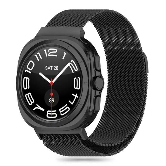 Strap for SAMSUNG GALAXY WATCH ULTRA (47MM) Tech-Protect Milaneseband black