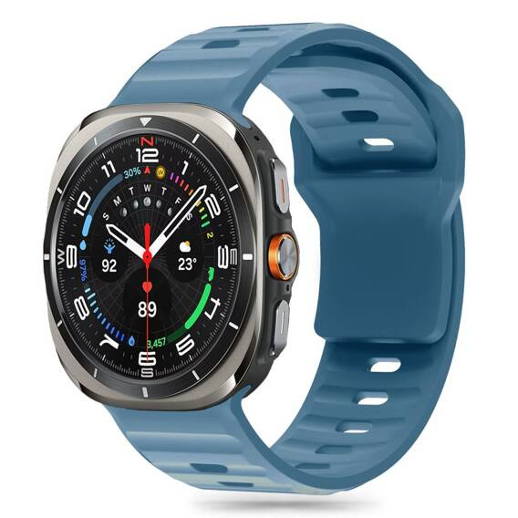 Strap for SAMSUNG GALAXY WATCH ULTRA (47MM) Tech-Protect Silicone Montego blue