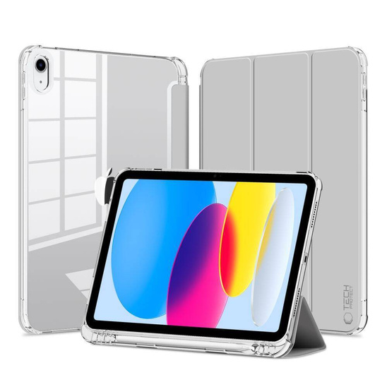 Etui APPLE IPAD 11.0" (11GEN) 2025 / 10.9" (10GEN) 2022 Tech-Protect SC Pen szare