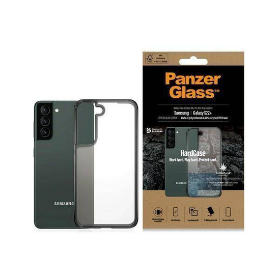 Etui SAMSUNG GALAXY S22+ PLUS PanzerGlass HardCase Antibacterial Military Grade Clear transparentne