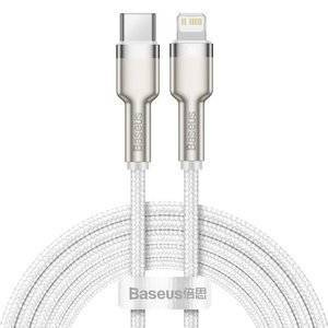 USB-C cable for Lightning Baseus Cafule, PD, 20W, 2m (white)