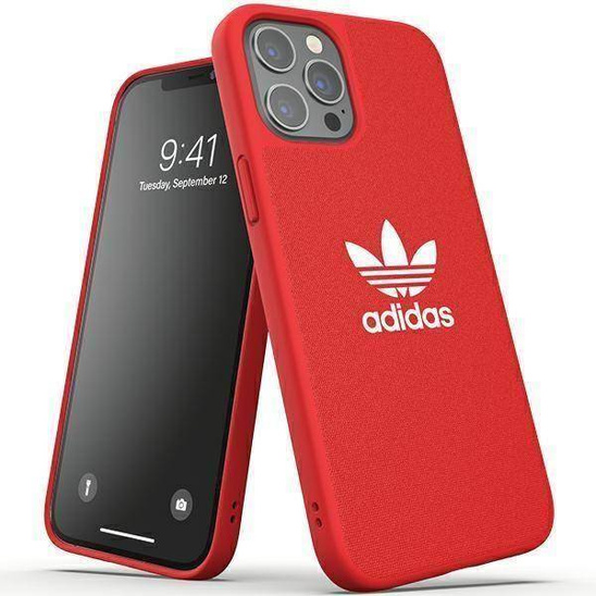 Original Case IPHONE 12 PRO MAX Adidas Moulded Case CANVAS (42270) red