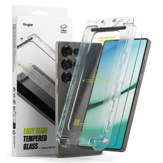 Szkło Hartowane SAMSUNG GALAXY S25 ULTRA Ringke Easy Slide 2-Pack Clear