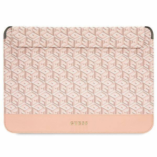 Bag LAPTOP 14" Guess Sleeve GCube Stripes (GUCS14HGCFSEP) pink