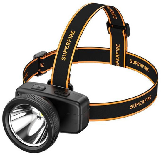 Superfire HL55 headlight, 150lm, USB-C