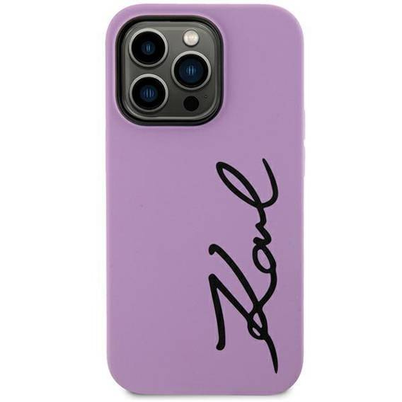 Original Case IPHONE 11 BMW Hardcase Silicone Signature (KLHCN61SKSVGU) purple