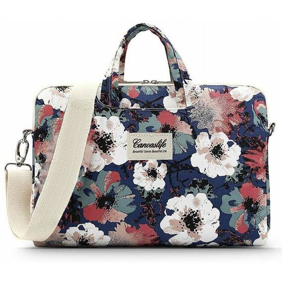 Etui LAPTOP 15" - 16" Canvaslife BriefCase Blue Camellia