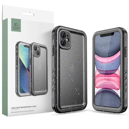 Case IPHONE 11 Tech-Protect Shellbox IP68 black