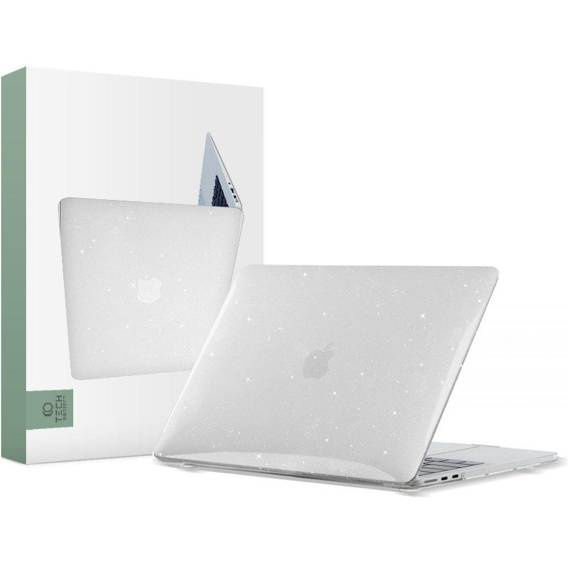 Etui MACBOOK AIR 13.6 2022 Tech-Protect SmartShell Glitter Clear transparentne