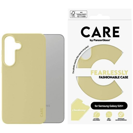 Etui SAMSUNG GALAXY S25+ CARE by PanzerGlass Fashion Case Chardonnay