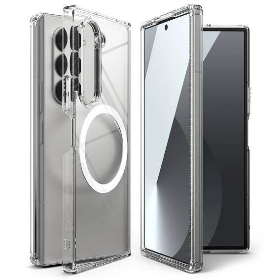 Case SAMSUNG GALAXY Z FOLD 6 Ringke Fusion Magnetic MagSafe Clear transparent