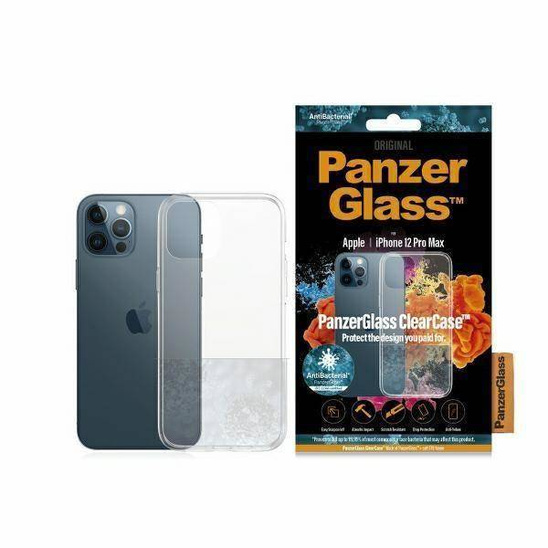 Case IPHONE 12 PRO MAX PanzerGlass ClearCase Antibacterial Clear transparent