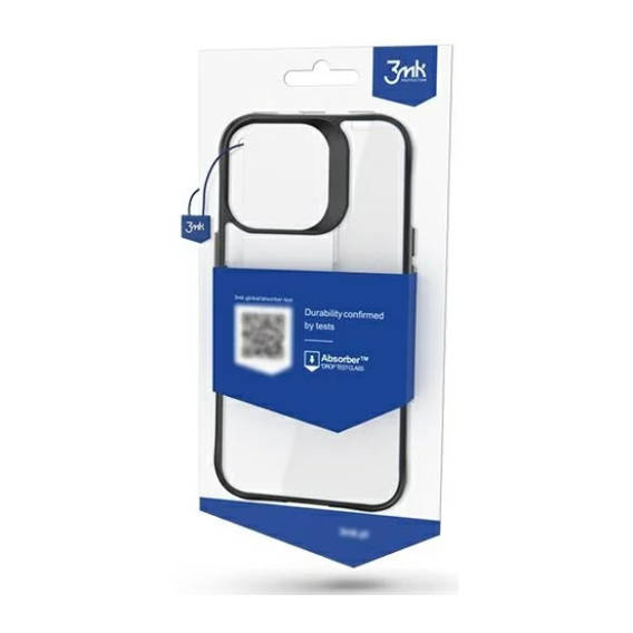 Etui SAMSUNG GALAXY A54 5G 3MK Satin Armor Case+ czarne transparentne