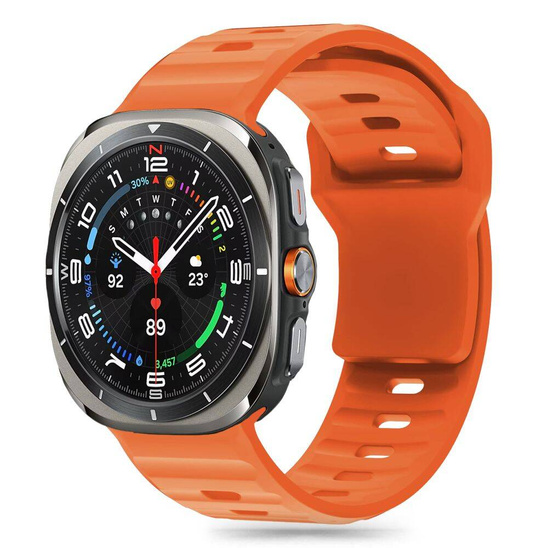 Strap for SAMSUNG GALAXY WATCH ULTRA (47MM) Tech-Protect Silicone orange