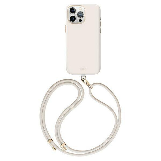 Case APPLE IPHONE 15 PRO MAX UNIQ Coehl Magnetic Charging beige