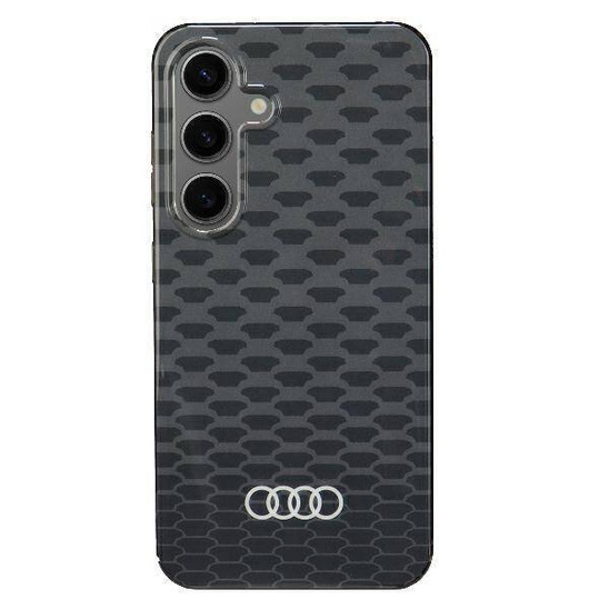 Original Case SAMSUNG GALAXY S24 Audi Hardcase IML Pattern MagSafe Case (AU-IMLMS24-Q5/D3-BK) black