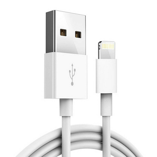 Cable USB to iPhone Lightning 85 cm white