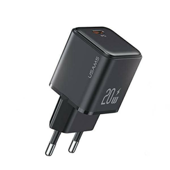 USAMS Lad. network. 1xUSB-C PD20W (head only) PD3.0 Fast Charging black/black X-ron Series CC183TC01 (US-CC183)