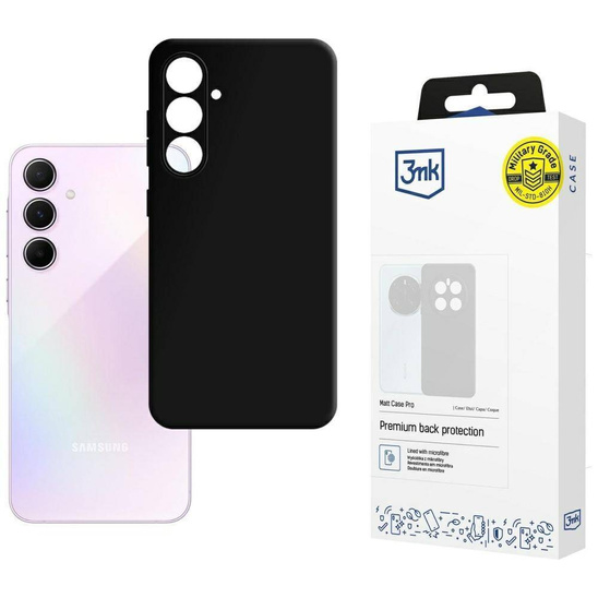 Etui SAMSUNG GALAXY A55 5G 3mk Matt Case Pro czarne