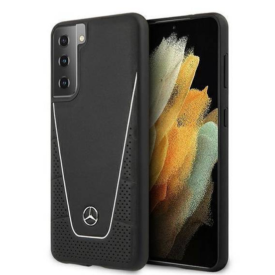 Case SAMSUNG GALAXY S21 Mercedes Hardcase Dynamic Line (MEHCS21SCLSSI) black