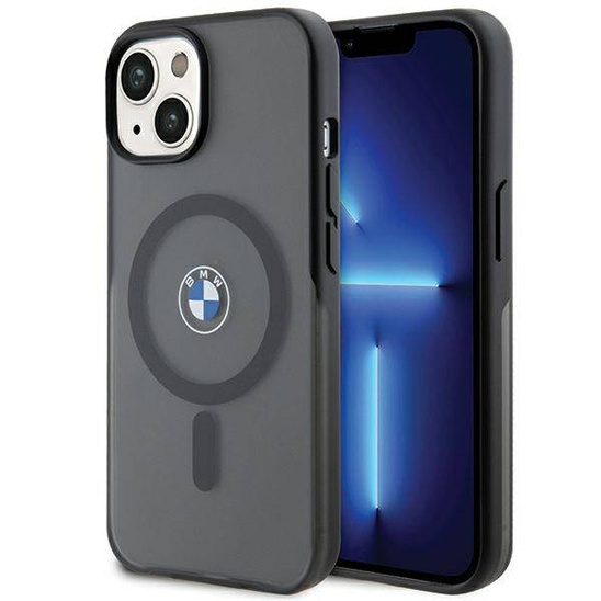 Oryginalne Etui APPLE IPHONE 15 PLUS BMW Hardcase IML Signature MagSafe (BMHMP15MDSLK) czarne